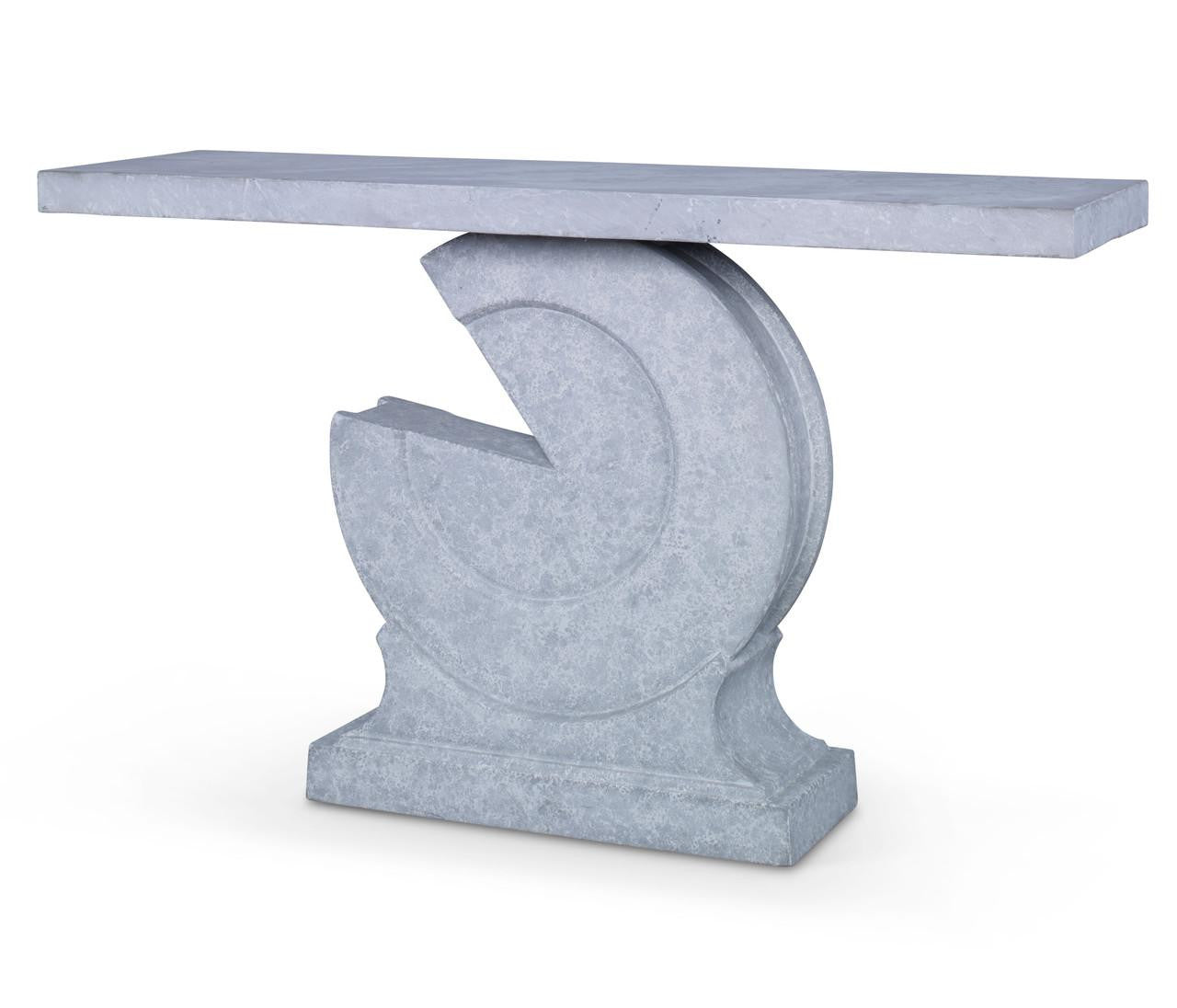 Maitland-Smith Section Console Table Artic Grey