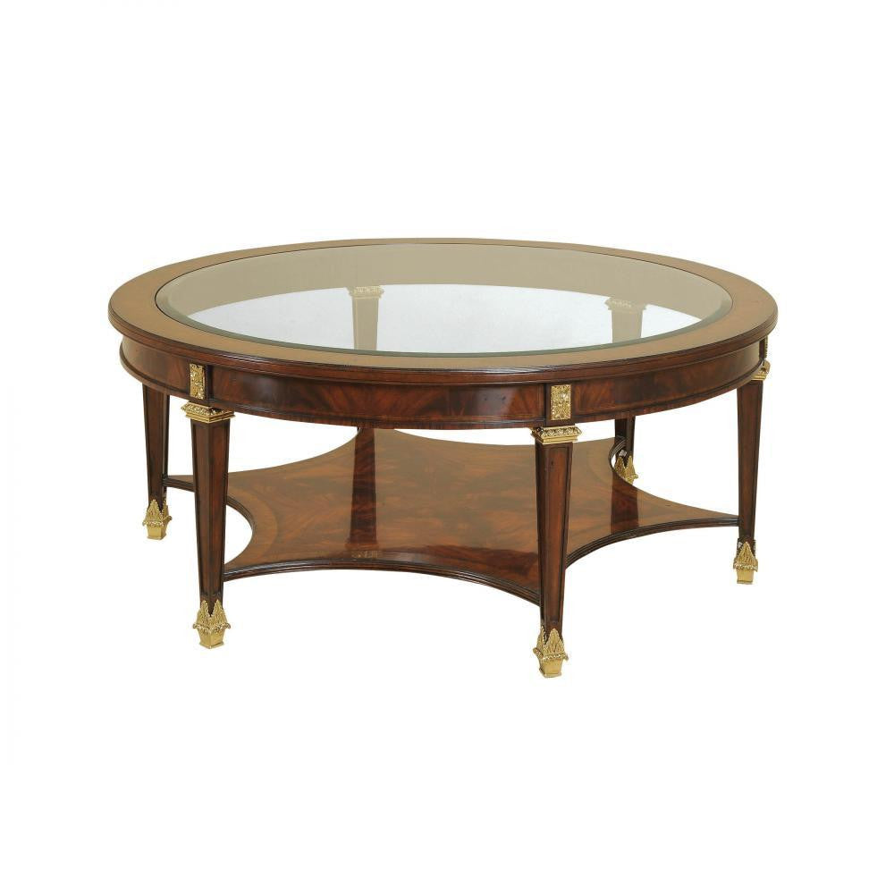 Maitland-Smith Senary Cocktail Table Mahogany