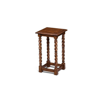 Maitland-Smith Serpentine Nesting Table, Set of 3, Distressed Wood, 26"W (89-0409 YUU906TT58)