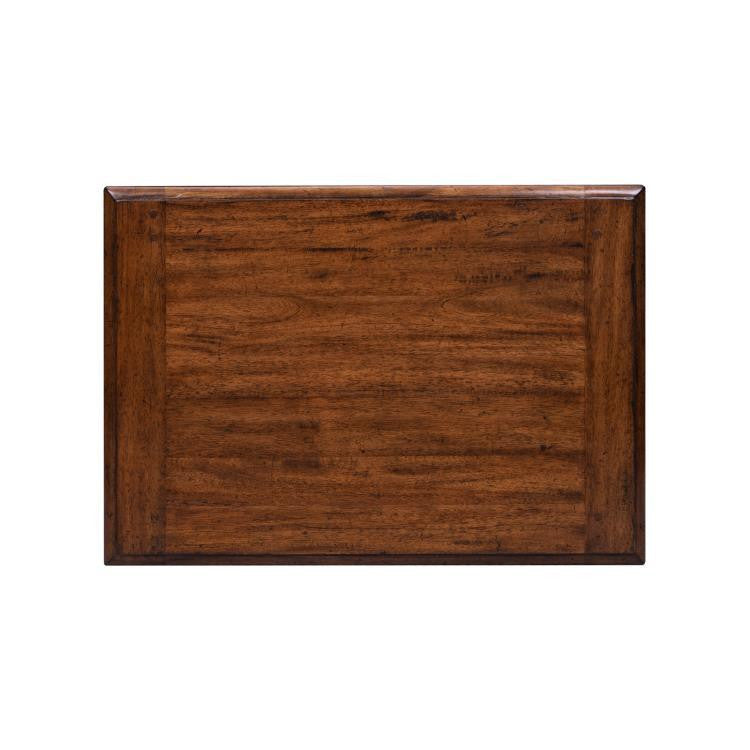 Maitland-Smith Serpentine Nesting Table, Set of 3, Distressed Wood, 26"W (89-0409 YUU906TT58)
