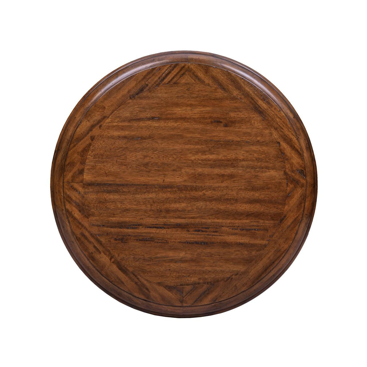 Maitland-Smith Shepard Pedestal Table, Distressed Wood, 30"W (89-1019 YUU906TT5G)