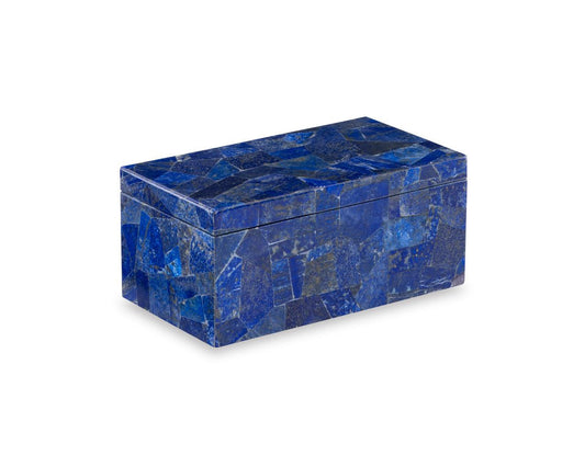 Maitland-Smith Small Lapis Box Blue
