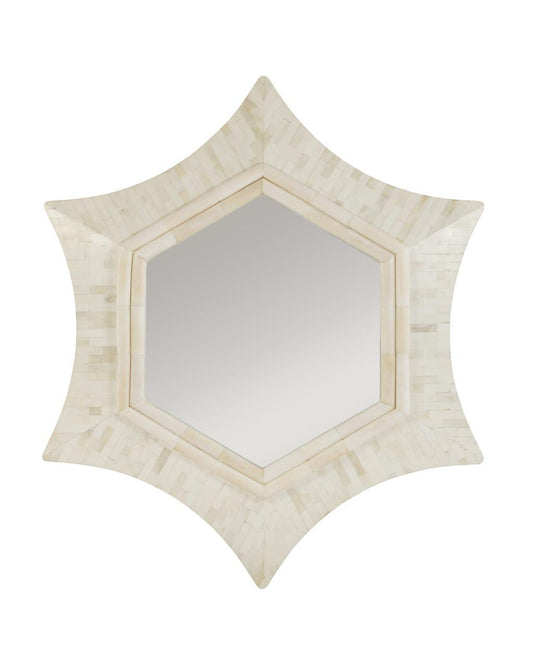 Maitland-Smith Star Bone Mirror Bone