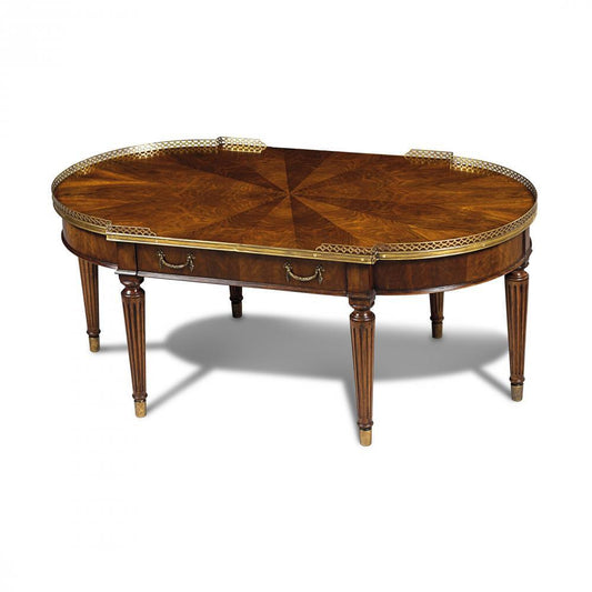 Maitland-Smith Starboard Cocktail Table Walnut