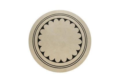 Maitland-Smith Stoneham Center Table, White, Black, 44"W (8104-30 YUU906TT61)