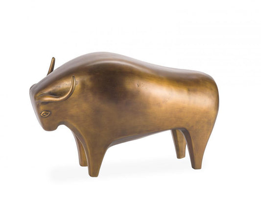 Maitland-Smith Susie Bull Sculpture Brass