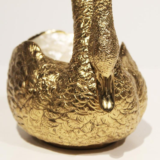 Maitland-Smith Swan Bowl, Cast Brass, 9"W (8104-21 YUU906TT69)