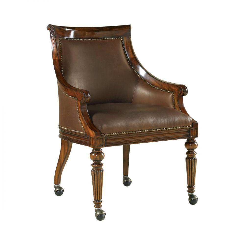 Maitland-Smith Swank Game Chair Mahogany
