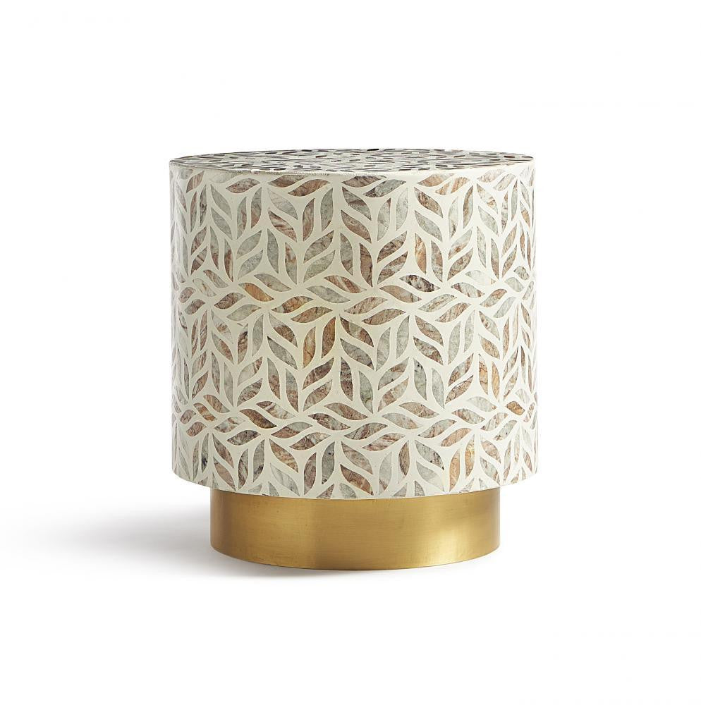 Maitland-Smith Toranto Side Table White