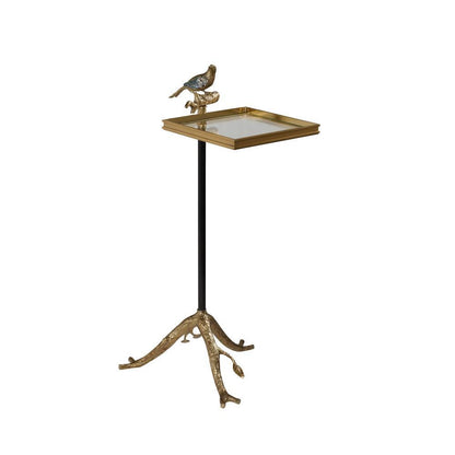 Maitland-Smith Tweet Accent Table Brass