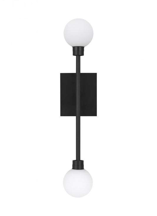 Visual Comfort Modern Mara Wall Sconce Black, Matte Black