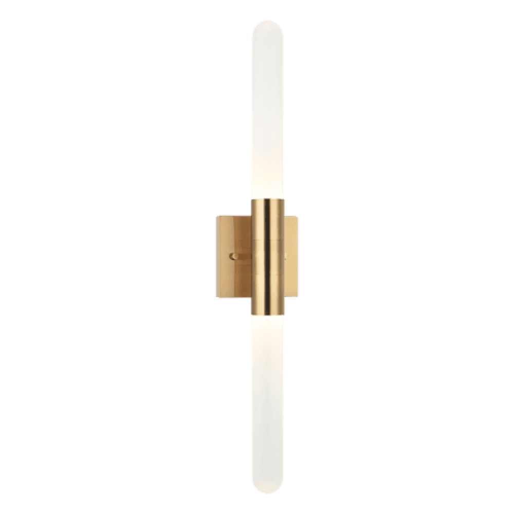 Matteo Lighting Aydin 2-Lights LED Bath Vanity Brass