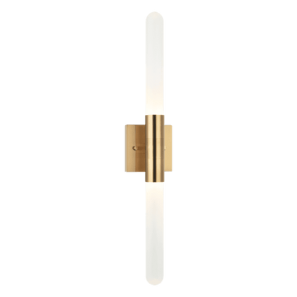 Matteo Lighting Aydin 2-Lights LED Bath Vanity Brass