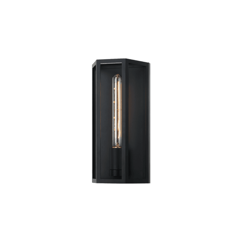 Matteo Lighting Aydin 1-Light LED Wall Sconce Black, Matte Black