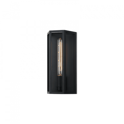 Matteo Lighting Aydin 1-Light LED Wall Sconce Black, Matte Black