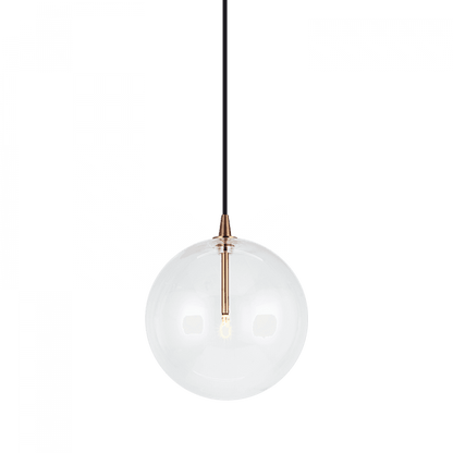 Matteo Lighting Bolha 10-in LED Pendant Aged Gold Brass