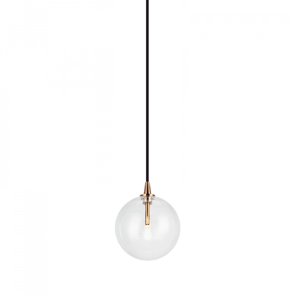 Matteo Lighting Bolha 7-in LED Pendant Aged Gold Brass