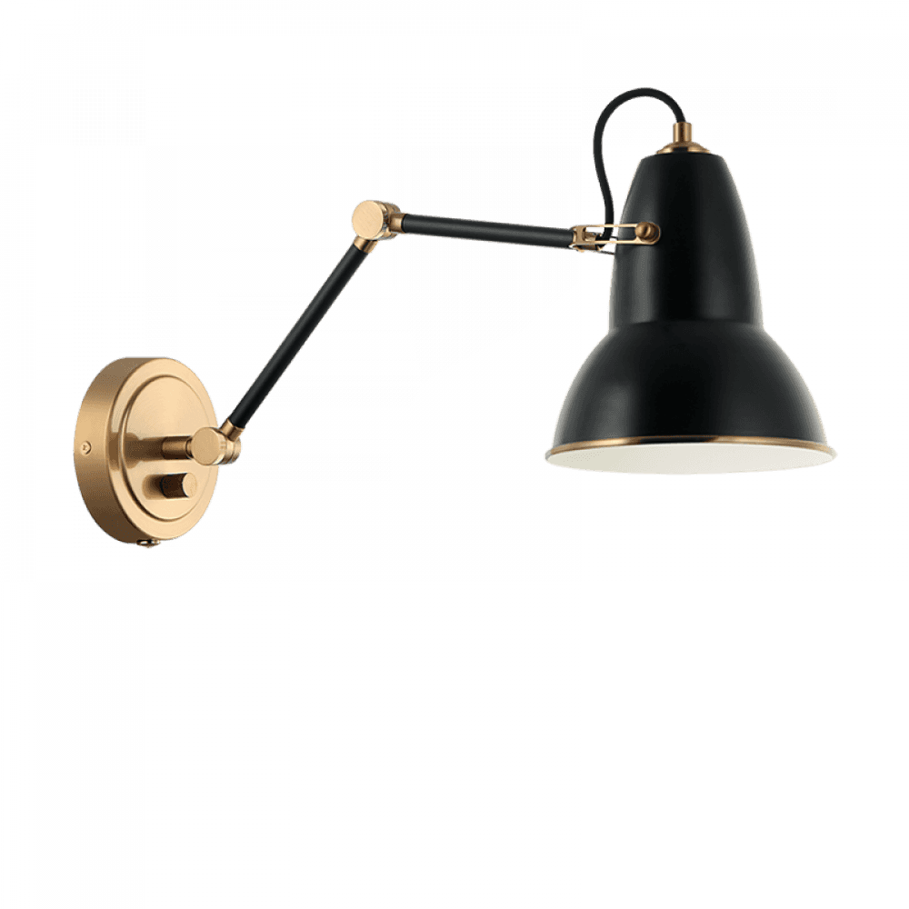 Matteo Lighting Buzz 12-in Wall Sconce Black