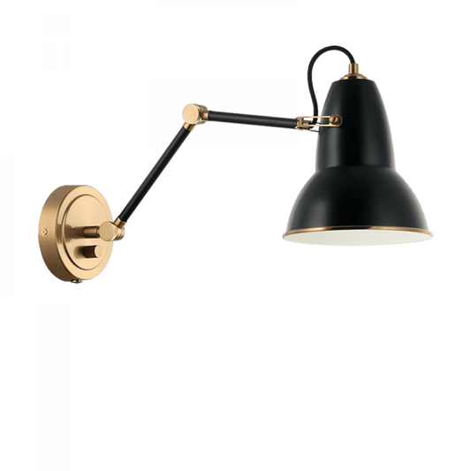 Matteo Lighting Buzz 12-in Wall Sconce Black