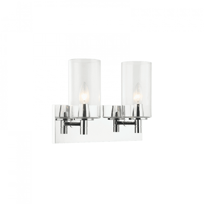 Matteo Lighting Candela 2-Light Bath Vanity Chrome