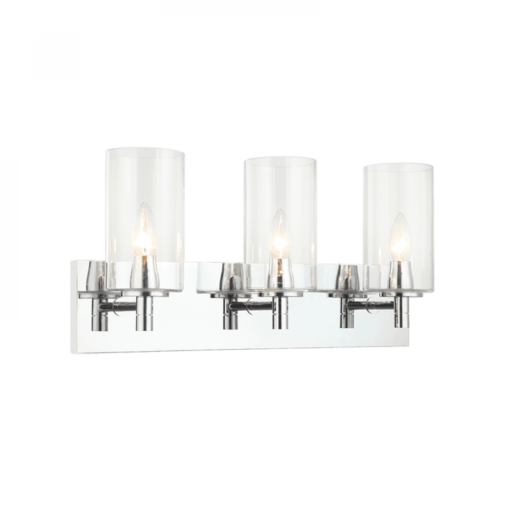 Matteo Lighting Candela 3-Light Bath Vanity Chrome