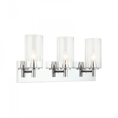 Matteo Lighting Candela 3-Light Bath Vanity Chrome