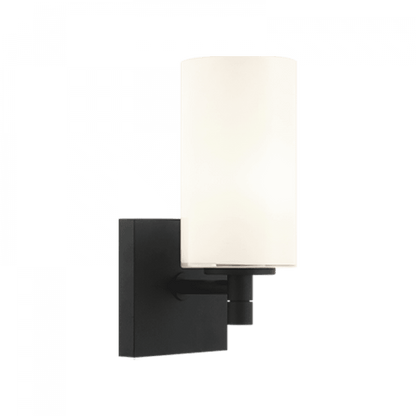 Matteo Lighting Candela 1-Light Bath Wall Sconce Matte Black