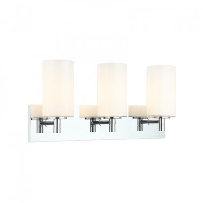 Matteo Lighting Candela 3-Light Wall Sconce Chrome