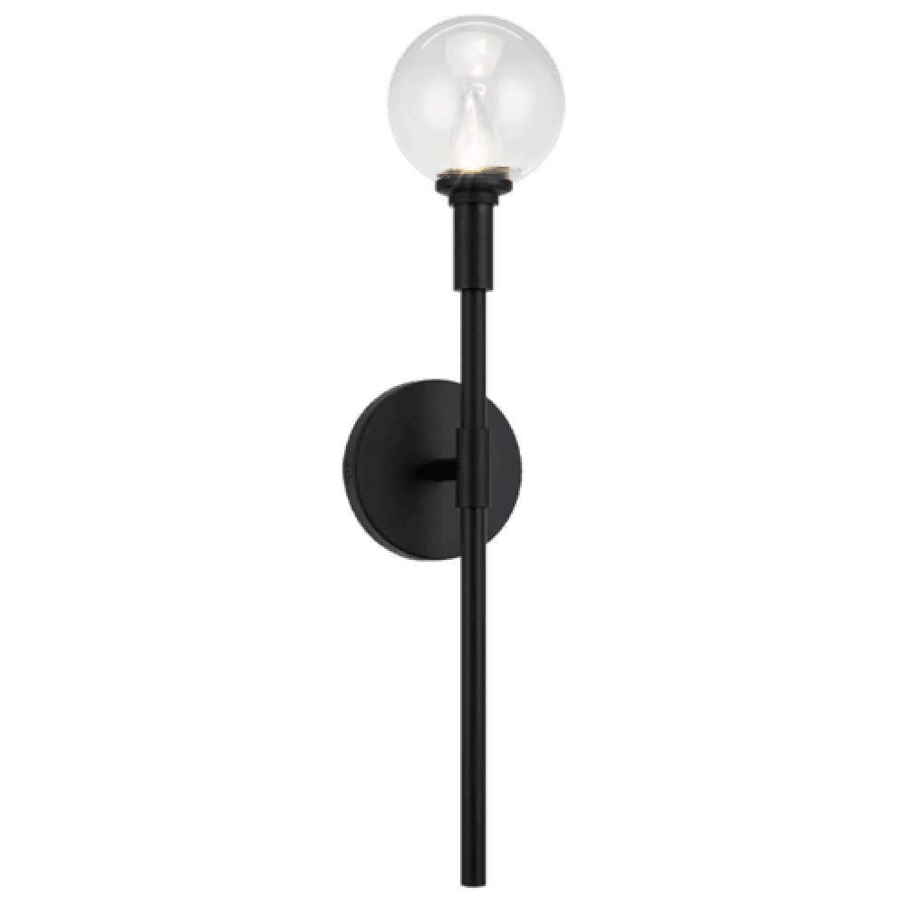 Matteo Lighting Candlestix Wall Sconce Black