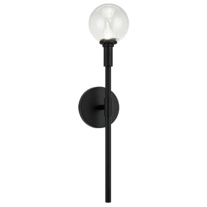 Matteo Lighting Candlestix Wall Sconce Black