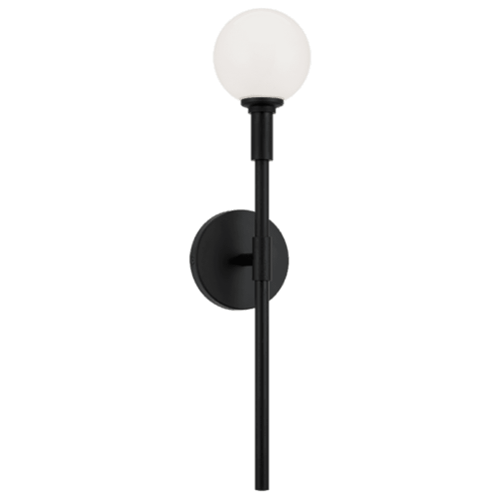 Matteo Lighting Candlestix Wall Sconce Black