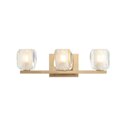 Matteo Lighting Carleton 3-Light Bath Vanity Aged Gold Brass