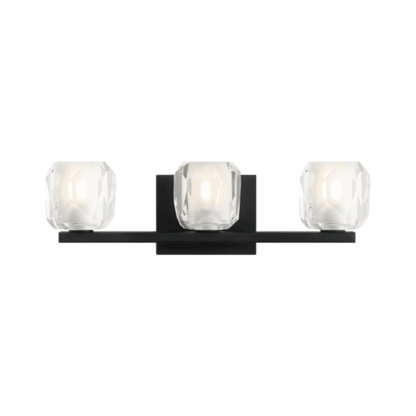 Matteo Lighting Carleton 3-Light Bath Vanity Matte Black