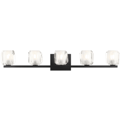 Matteo Lighting Carleton 5-Light Bath Vanity Matte Black