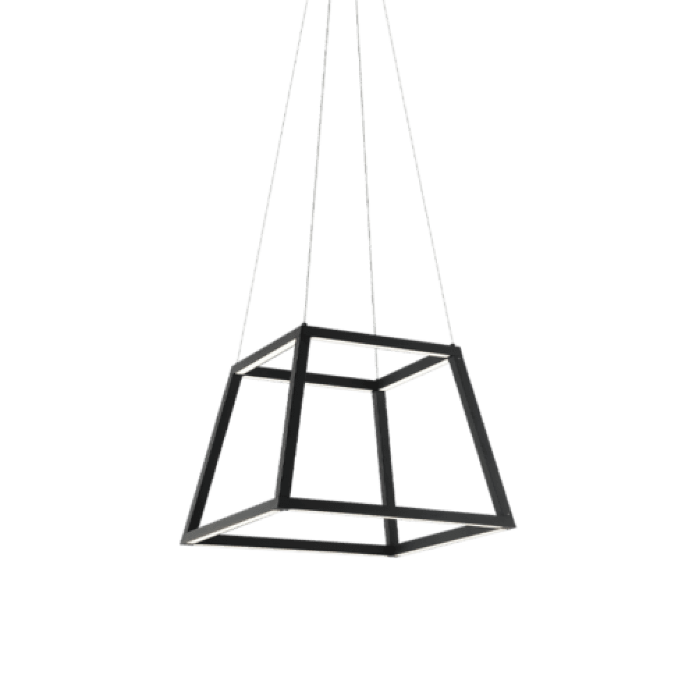 Matteo Lighting Carlington 16-in Pendant Matte Black