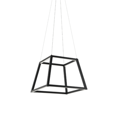 Matteo Lighting Carlington 16-in Pendant Matte Black