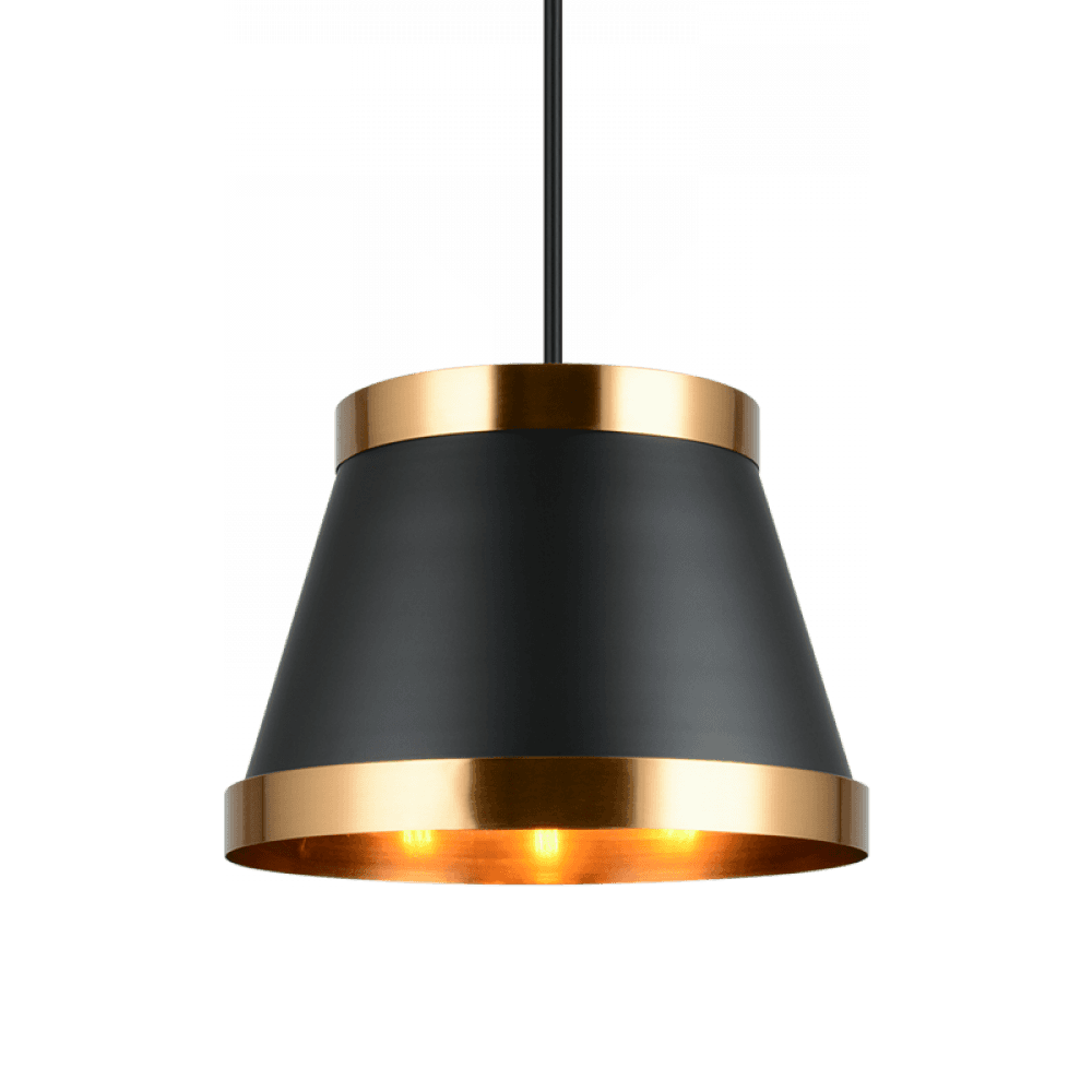 Matteo Lighting Caske 15-in Pendant Black