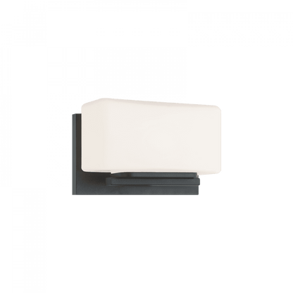 Matteo Lighting Chiclet 1-Light Bath Vanity Black, Matte Black