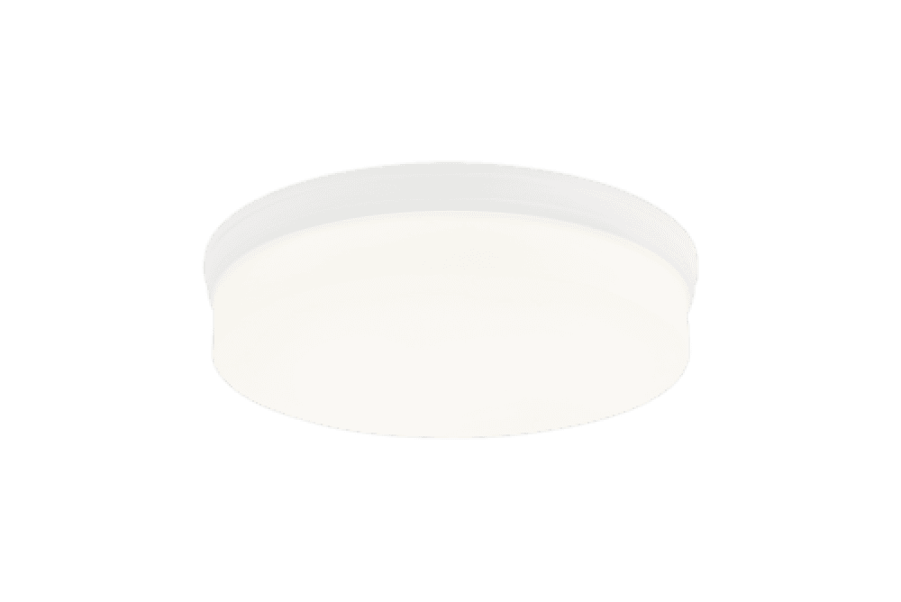 Matteo Lighting Circian 15-in LED Flush Mount Matte White