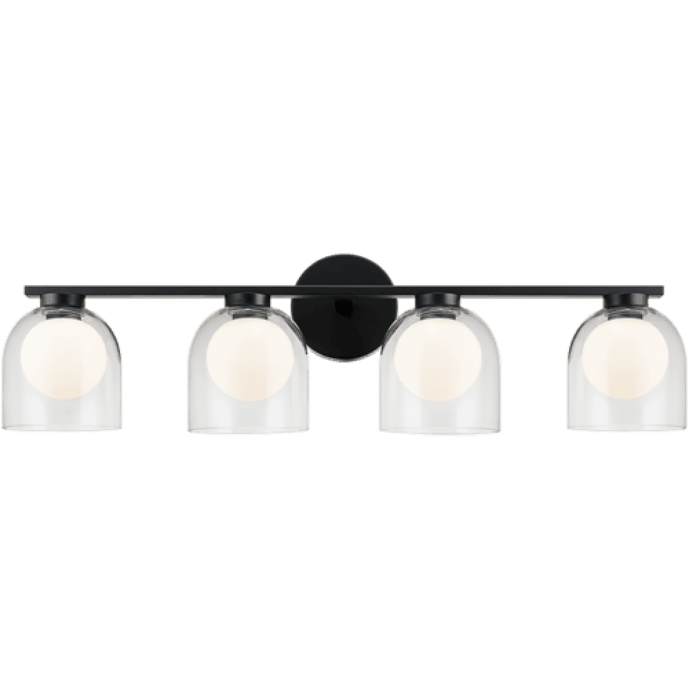 Matteo Lighting Derbishone 4-Light Vanity Black