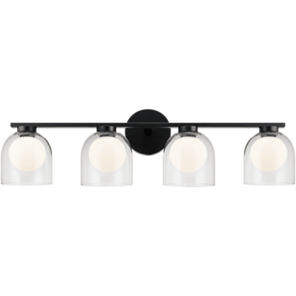 Matteo Lighting Derbishone 4-Light Vanity Black