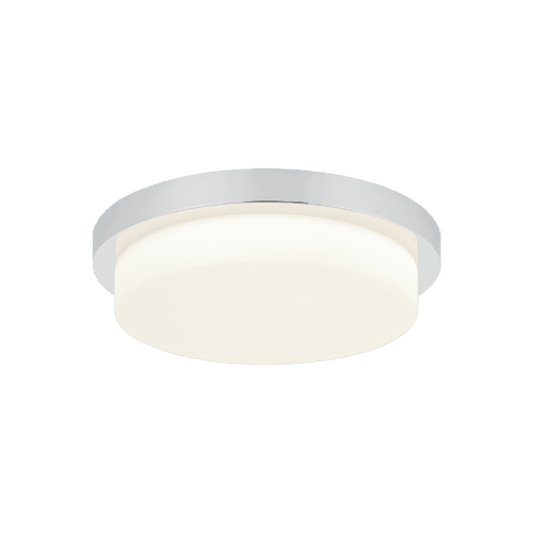 Matteo Lighting Durham 1-Light Flush Mount in Chrome, 15.75"W (M15902CH)