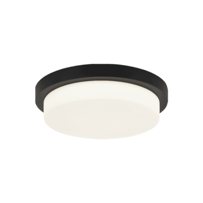 Matteo Lighting Durham 16-in LED Flush Mount Matte Black