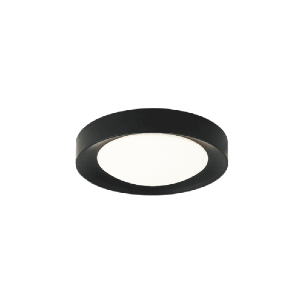 Matteo Lighting Essene 12-in LED Flush Mount Black