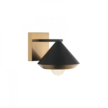 Matteo Lighting Velax Wall Sconce Black, Matte Black