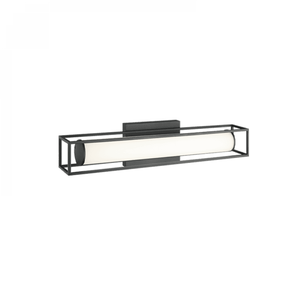 Matteo Lighting Flannigan 20-in LED Vanity Light Black, Matte Black