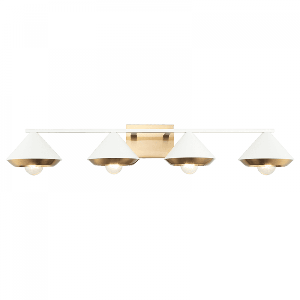 Matteo Lighting Velax 4-Light Vanity White