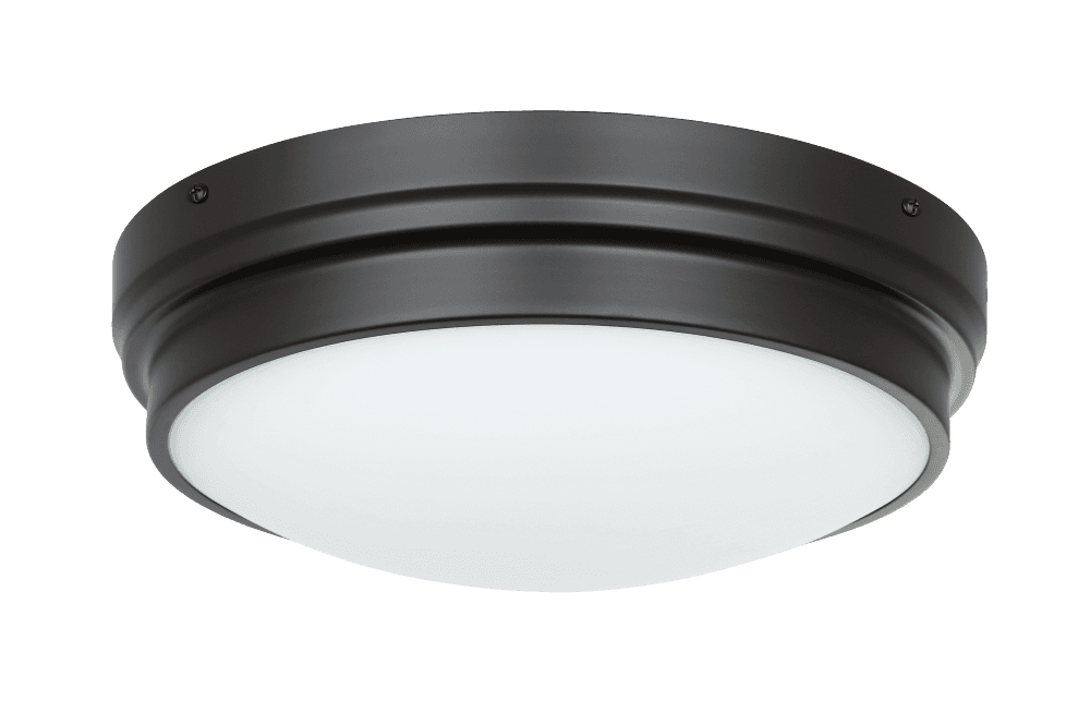 Matteo Lighting Fresh Colonial 14-in Flush Mount Bronze