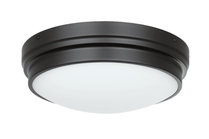 Matteo Lighting Fresh Colonial 14-in Flush Mount Bronze