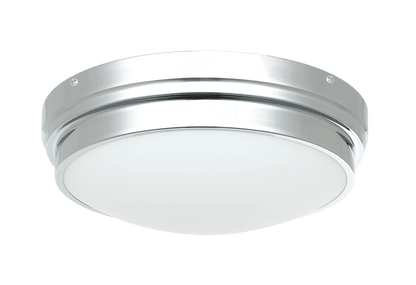 Matteo Lighting Fresh Colonial 14-in Flush Mount Chrome